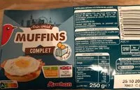 Mängden socker i Muffins anglais complets x4