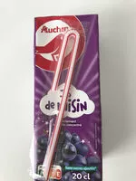 Mängden socker i Jus de raisin partiellement à base de concentré