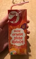 Mängden socker i Nectar orange pêche abricot partiellement à base de concentré