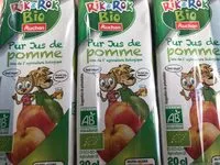 Mängden socker i Pur Jus de pomme issu de l'agriculture biologique