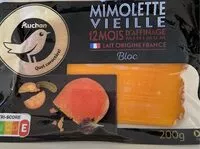 Mängden socker i Mimolette vieille Bloc12 mois d'affinage minimum.
