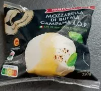 Mängden socker i Mozzarella di Bufala Campana AOP