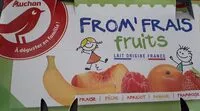 Mängden socker i FROM' FRAIS FRUITS SANS arômes artificiels colorants artificiels
