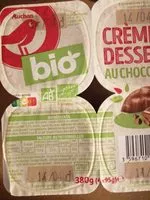 Mängden socker i Crème dessert au chocolat bio 4x95g Filière responsable