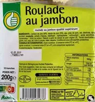 Mängden socker i Roulade au jambon