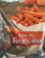 Mängden socker i Auchan Frites Patate Douce 600G