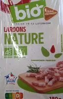 Mängden socker i Lardons naturesIssus de l'agriculture biologique