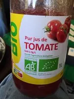 Mängden socker i Pur jus tomate bio