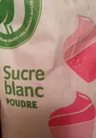 Mängden socker i Sucre blanc en poudre