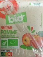 Mängden socker i Nectar pomme BIOSans sucres ajoutés* *contient les sucres naturellement présents. teneur en fruit 75% minimum