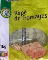 Mängden socker i Fromage râpé