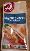 Mängden socker i Le croque saveur chèvre et jambon