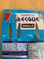 Mängden socker i Auchan yaourt a la grecque vanille 8x125g