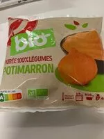 Mängden socker i Purée de potimarrons Bio