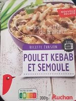 Mängden socker i Kebab de poulet et semoule