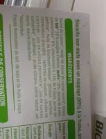 Mängden socker i Barquettes à la fraise bio