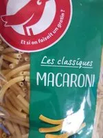 Mängden socker i Pâtes alimentaires de qualité supérieure : coquillettes, macaroni, cheveux d'ange, nouilles, torti, spaghetti
