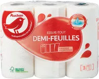 Mängden socker i Essuie-tout demi-feuilles, 2 plis