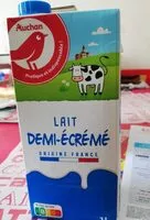 Mängden socker i Lait Demi Ecrémé AUCHAN 1L