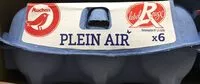 Mängden socker i Auchan oeufs ppa poule elevee en plein air sans ogm label rouge x6