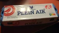 Mängden socker i PLEIN AIR LABEL ROUGEX12Picto œufs français(Attention : en face avant, supprimer les pictos nutritionnels + la phrase de renvoi % des repères...)