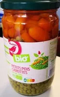 Mängden socker i Petits pois extra-fins et jeunes carottes issus de l'agriculture biologique