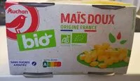 Mängden socker i Maïs doux