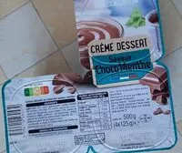 Mängden socker i Crème Dessert Chocolat saveur Menthe