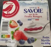 Mängden socker i YAOURT DE SAVOIE SUR LIT MYRTILLE ou FRAISE