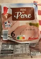 Mängden socker i Auchan rôti de porc supérieur