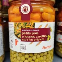 Mängden socker i Petits pois et jeunes carottes extra fins préparés