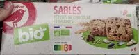 Mängden socker i Auchan BIO Sablés pépites de chocolat & graines