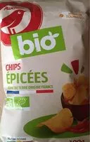 Mängden socker i Auchan BIO Chips épicées