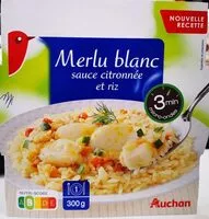 Mängden socker i Merlu blanc sauce citronnée et riz