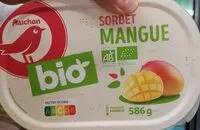 Mängden socker i Sorbet mangue