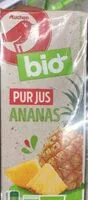 Mängden socker i Pur jus d'ananas bio