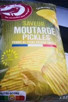 Mängden socker i Auchan ondulée saveur moutarde pickles