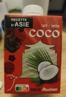 Mängden socker i Lait de coco