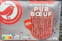 Mängden socker i 10 Steaks Hachés pur bœuf 15% de matières grasses