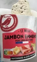Mängden socker i WrapJambon EmmentalMayonnaise allégée moutardée