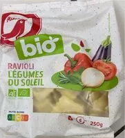 Mängden socker i Ravioli légumes du soleil bio