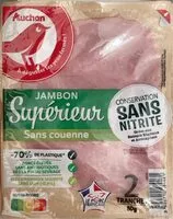 Mängden socker i Jambon SupérieurSans couenneConservation Sans Nitrite grâce aux extraits végétaux et antioxydant