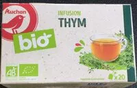 Mängden socker i Infusion thym