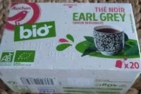 Mängden socker i AUCHAN BIO Thé Noir Earl Grey saveur bergamote