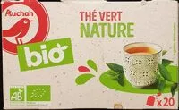 Mängden socker i Thé Vert Nature BIO AUCHAN