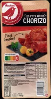 Mängden socker i Auchan chorizo les fines tranches 100g
