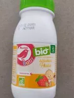 Mängden socker i Lait et céréales saveur Fraise Bio 25 cl dès 12 mois