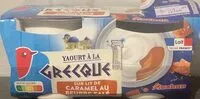 Mängden socker i Yaourts à la grecque sur lit de caramel au beurre salé