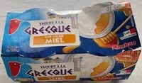 Mängden socker i Yaourt à la grecque sur lit de miel