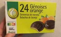 Mängden socker i Génoises orange